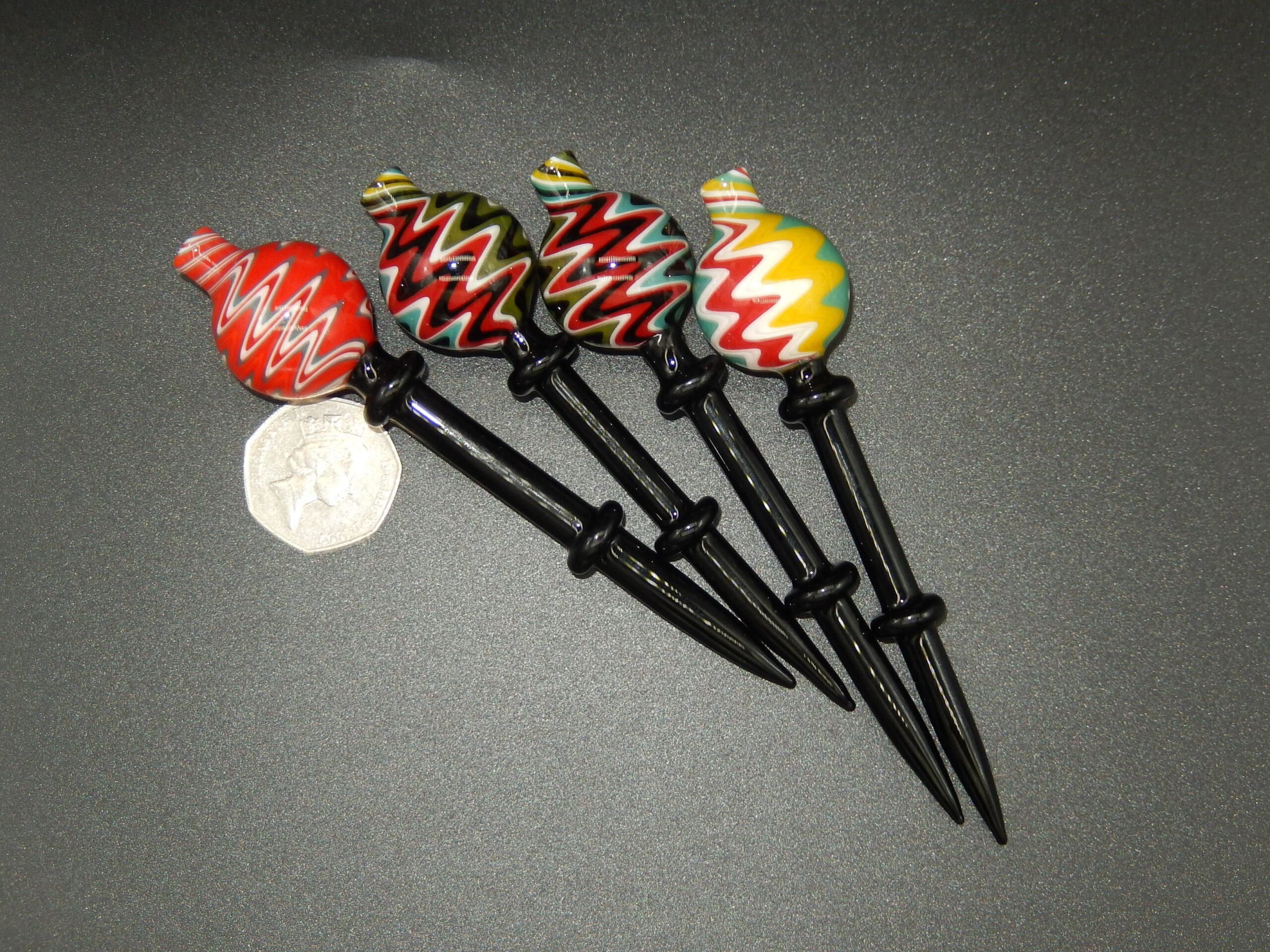 Lollipop Dabber-Dabber/Carb cap combo-WigWag design
